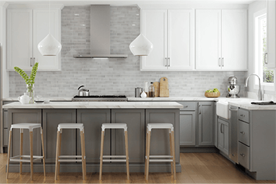 Discount kitchen cabinets for those on a tight budget by Smart Cabinets. These cabinets are typically used by those building mutiple dwelling buildings, new construction.