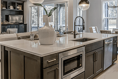 Affordable, beautiful cabinets by Integrity available at Lumberjack's Kitchens and Baths