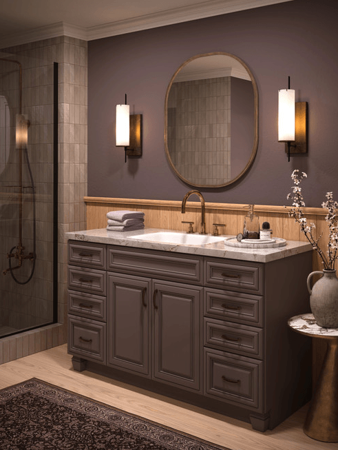 Vanities near you in all colors and styles. New plume vanity available at Lumberjack's in Akron.